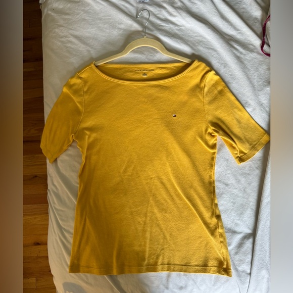 Tommy Hilfiger Yellow Mid length sleeve shirt - Picture 1 of 2